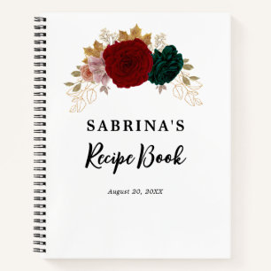 Livre de recettes d'émeraude de Bourgogne d'or de