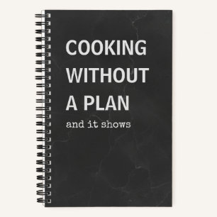 Livre de Recettes Drôles Cuisiner Sans Plan
