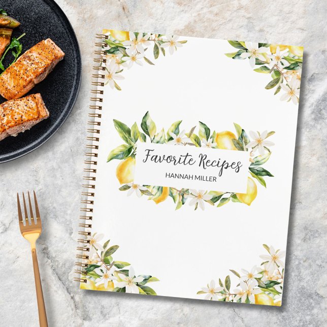 LIVRE DE RECETTES FLEURALES BOTANIQUES Citrons et  (In situ)