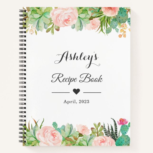 Livre de recettes florales de cactus succulents ru (Devant)