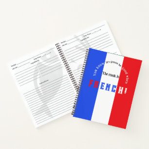 Livre de recettes française personnalisable
