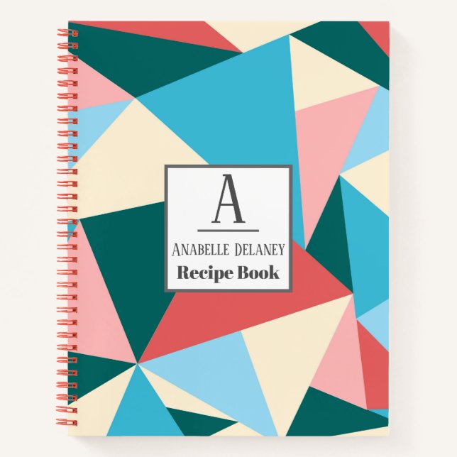 Livre de recettes géométriques des Triangles color (Devant)