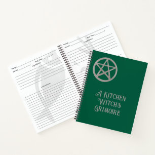 Livre de recettes Grimoire Blank de la sorcière de