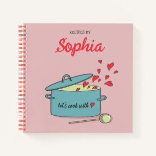 Livre De Recettes Personnalisé Avec Coeurs