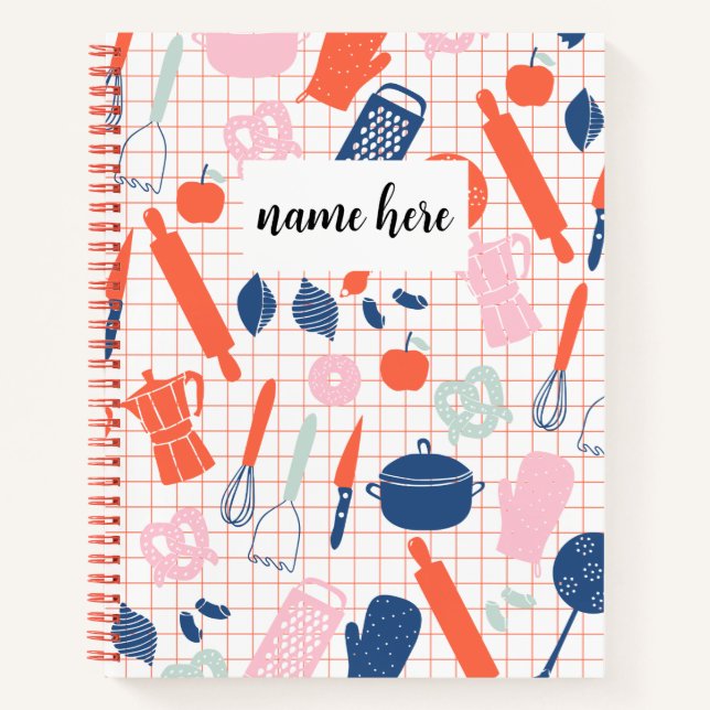 Livre de recettes personnalisé pour enfants (Devant)