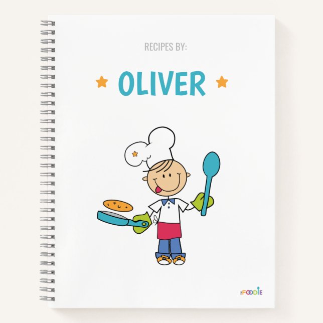 Livre de recettes pour enfants personnalisées (Devant)