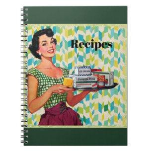 Livre de recettes pour femme vintage