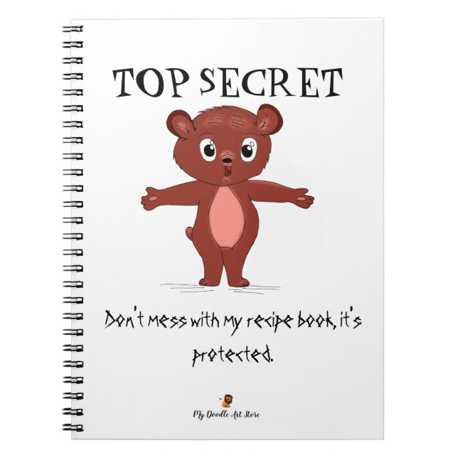 Livre de recettes top secret (Devant)