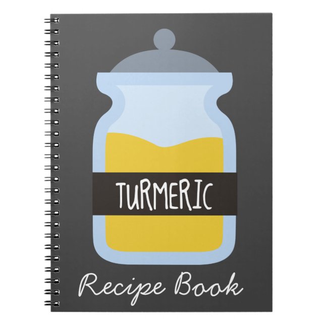 Livre de recettes tumériques aux épices de cuisine (Devant)