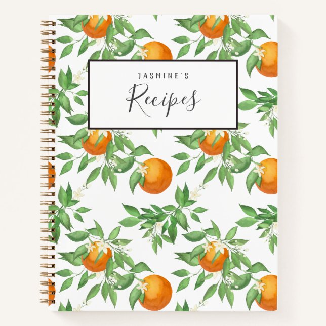 Livre de recettes Valencia Oranges (Devant)