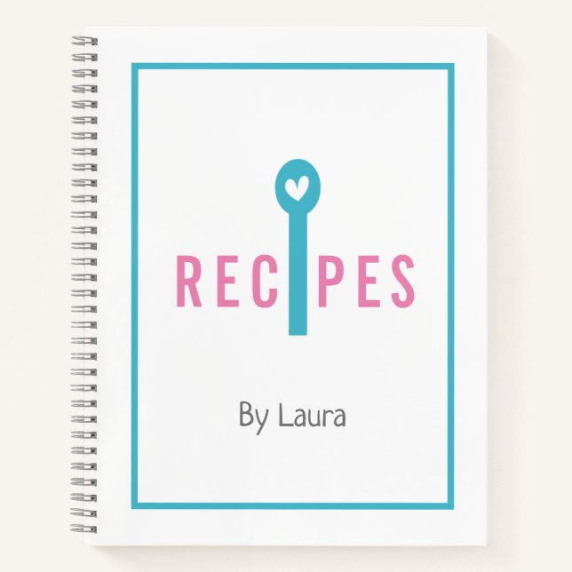 Livre de recettes vierge à écrire (Devant)