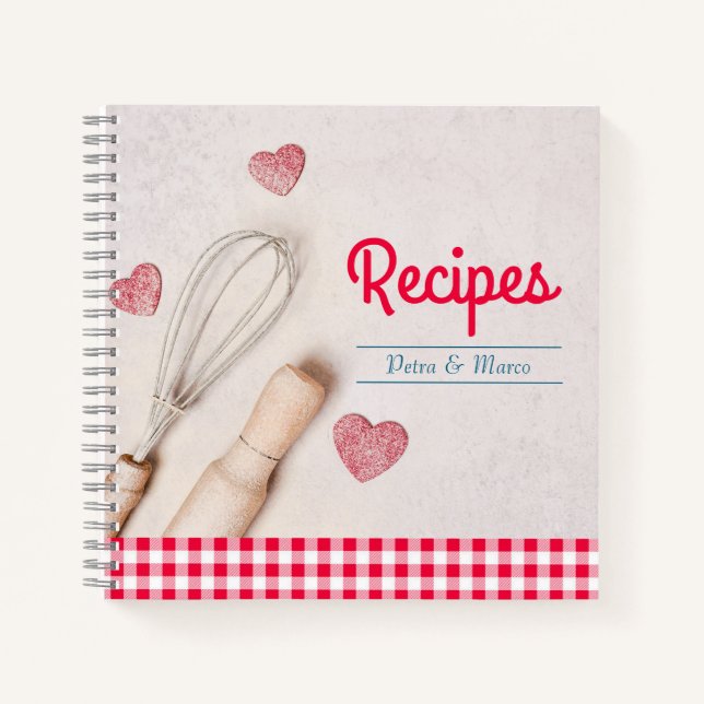 Livre de recettes vierge pour les couples (Devant)