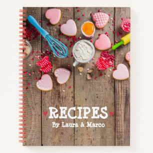 Livre de recettes vierge pour les couples