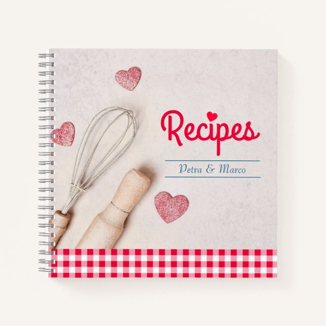 Livre de recettes vierges Valentines (Devant)