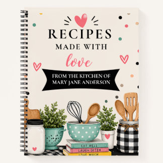 Livre de recettes vintage de ferme moderne |
