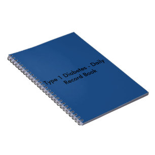 Livre de relevé quotidien de diabète de type 1
