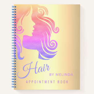 Livre de rendez-vous du salon de coiffure moderne 