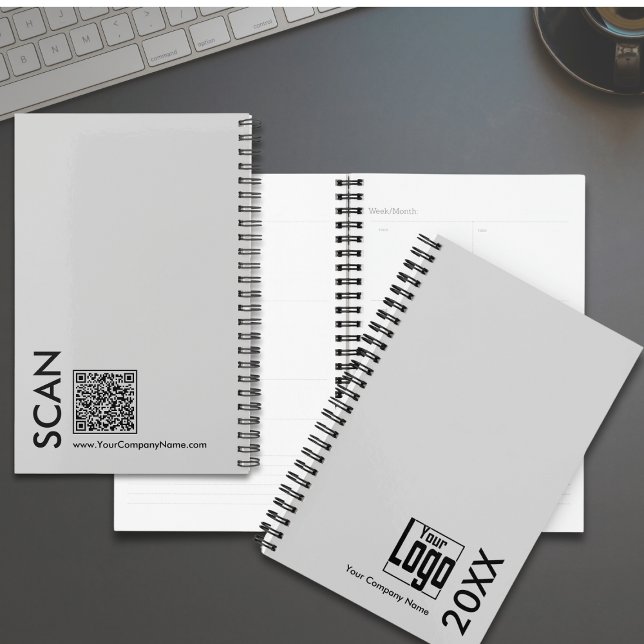 Livre de rendez-vous minimal gris noir pour petite (Minimal Gray Black Small Business Appointment Book Planner)