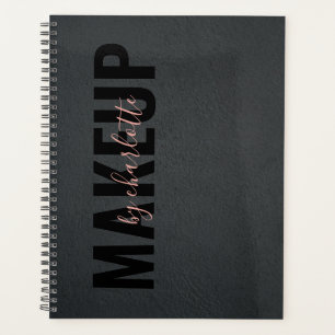 Livre de rendez-vous moderne tendance rose noir
