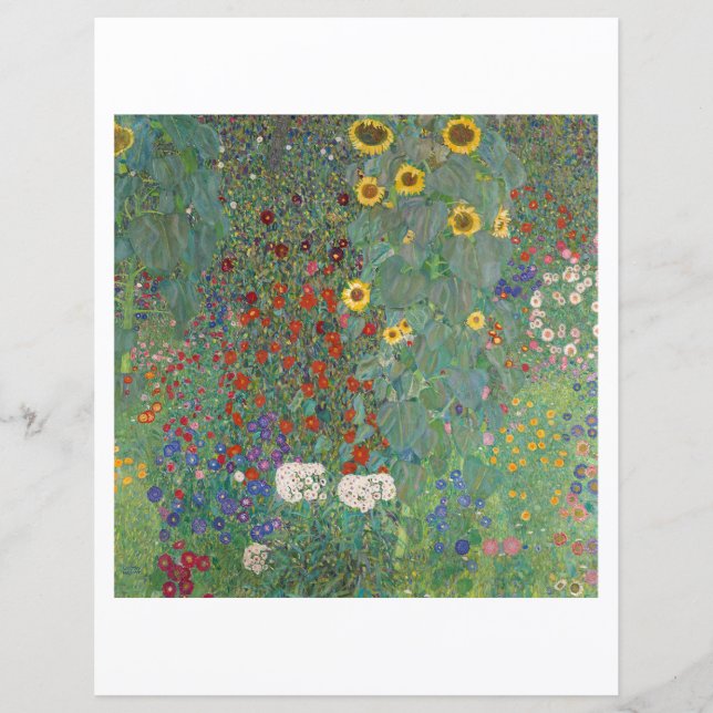 LIVRE DE SCRAPBOT : GUSTAV KLIMT : FARM GARDEN (Devant)