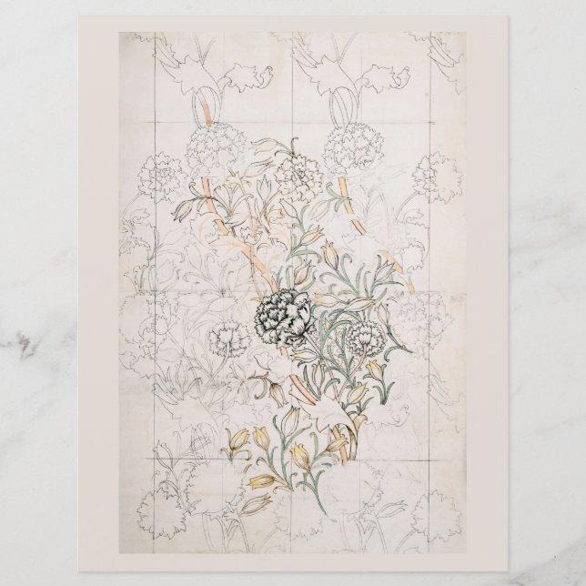 LIVRE DE SCRAPBOT : WILLIAM MORRIS : WILD TULIP (Devant)