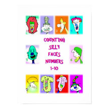 Livre de visages idiots #1 : Affiche des nombres 1