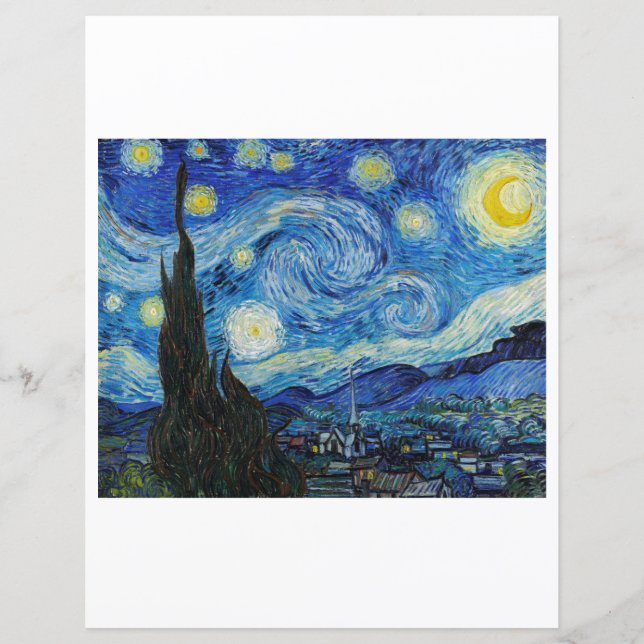 LIVRE D'ÉCRAN : VAN GOGH : NUIT STARRY (Devant)