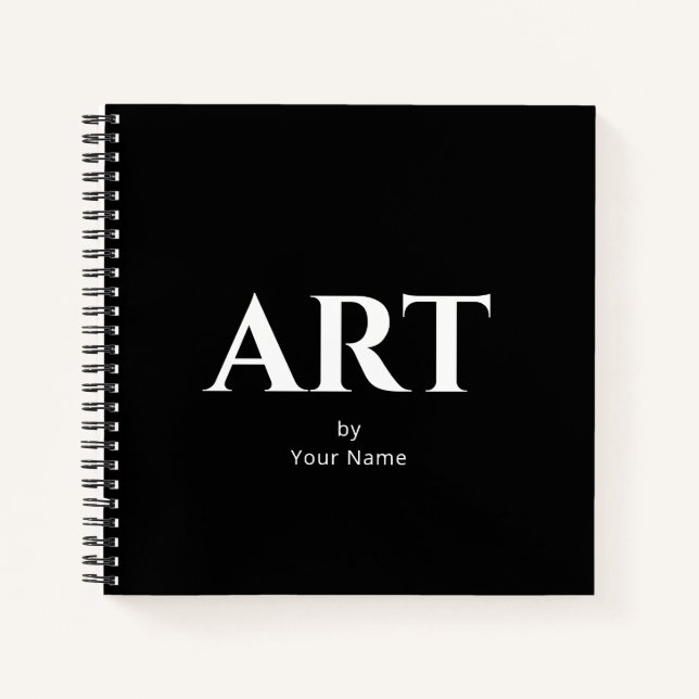 Livre d'esquisse moderne classique personnalisé Vo (Devant)