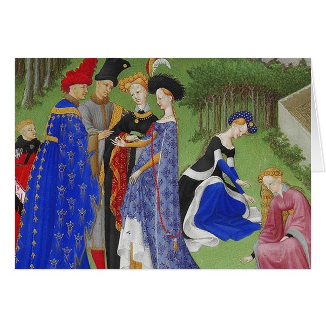 Livre d'heures mesdames et seigneurs médiévaux (Devant horizontal)