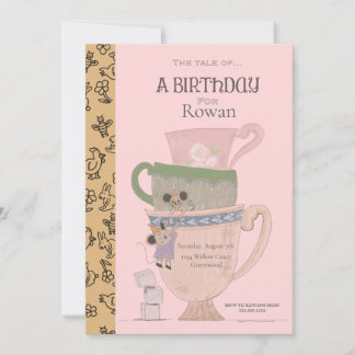 Livre d'histoire Invitation de fête d'anniversaire