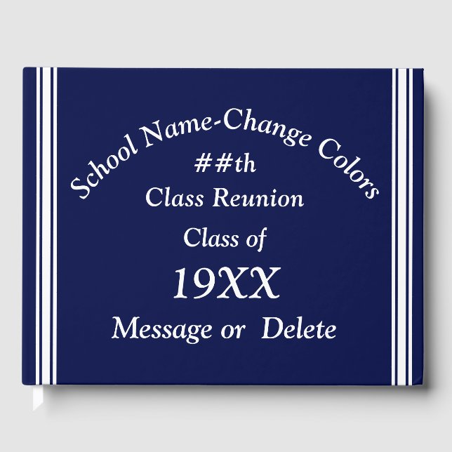 Livre d'Invitation de la Réunion de Classe Personn (Recto)