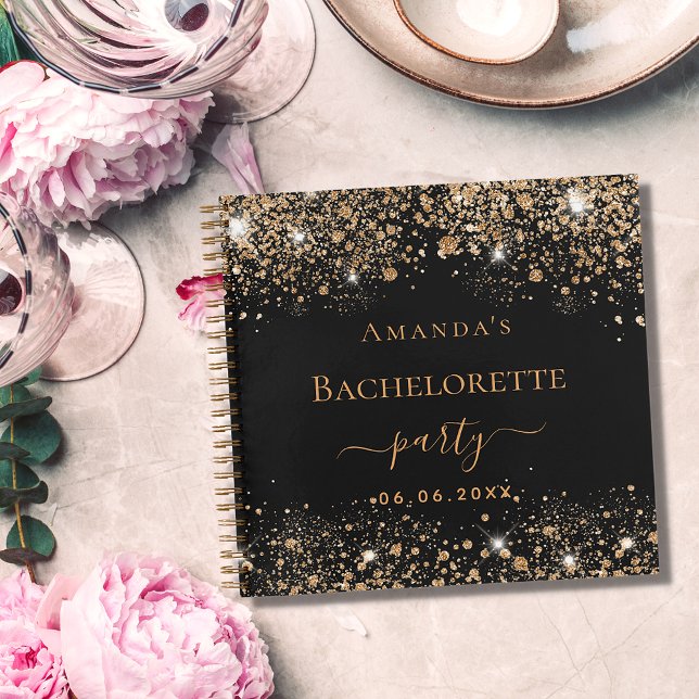 Livre d'invité bachelorette parties scintillant d' (Créateur téléchargé)