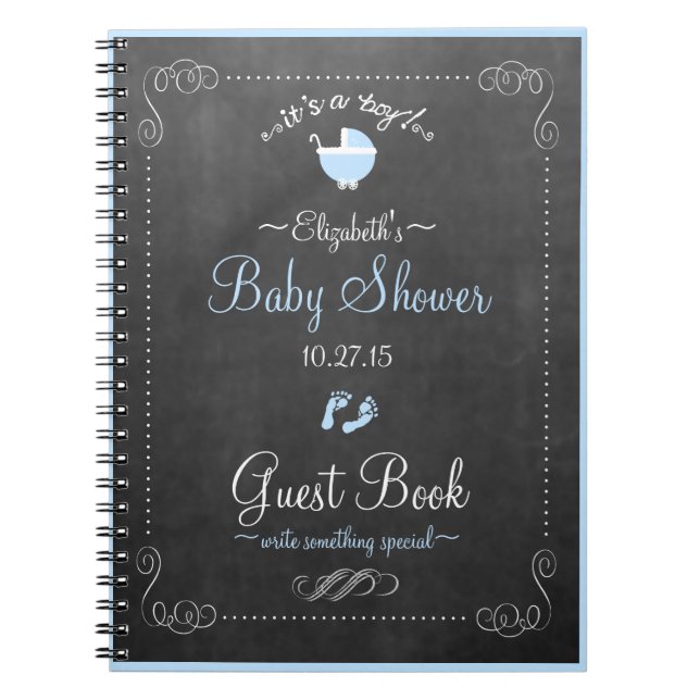 Livre d'invité de baby shower de regard de tableau (Devant)