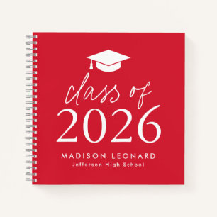 Livre d'invité de la Red Photo Graduation Party Mo