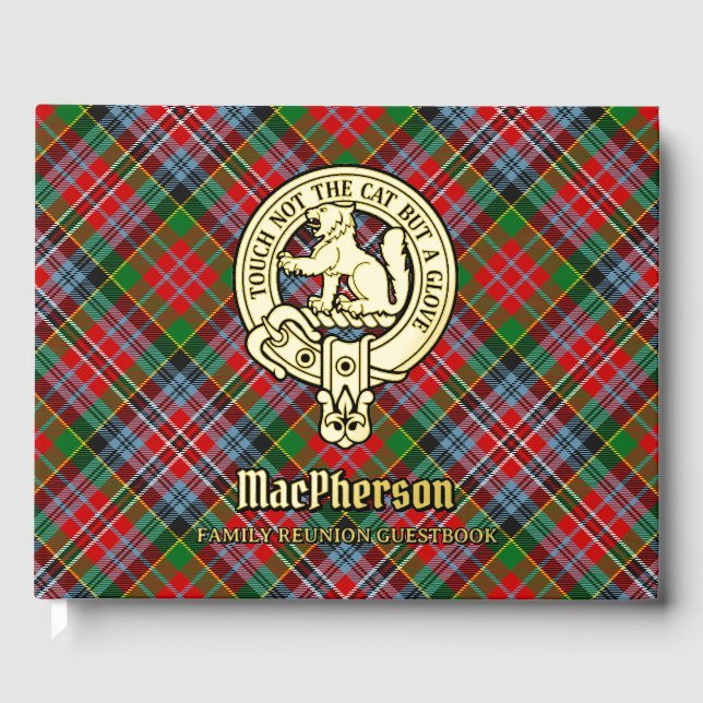 Livre d'invité de la Réunion de famille MacPherson (Recto)