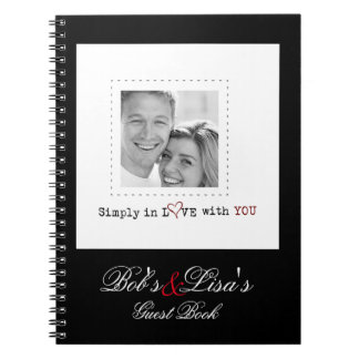 livre d'invité de mariage de photo