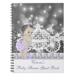 Livre d'invité du Baby shower Princess Purple