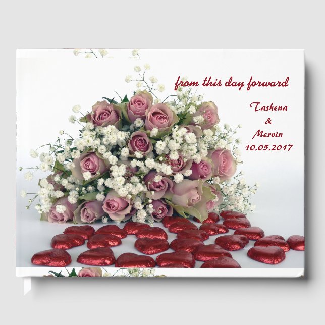 Livre d'invité mariage (Recto)