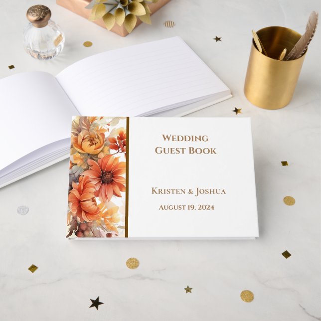 Livre d'invité mariage (Recto ouvert)