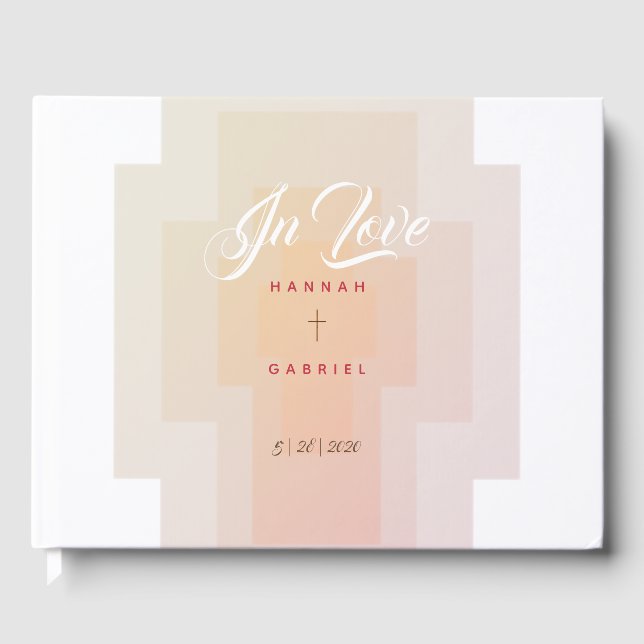 Livre d'invité Mariage de la Croix-chrétienne (Recto)