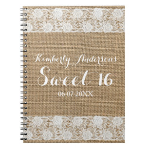 Livre d'invité romantique du bonbon 16 à dentell