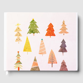 LIVRE D'INVITÉS ARBRES NOËL