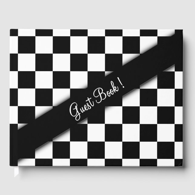 Livre d'invités Checker Flag (Recto)