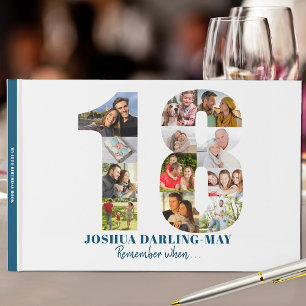 Livre D'or 18e anniversaire Se souvenir quand ... Collage pho