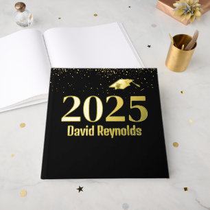 Livre D'or 2025 Graduation Gold et Black