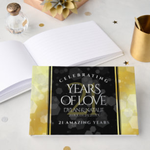 Livre D'or 21ème anniversaire de Mariage en laiton