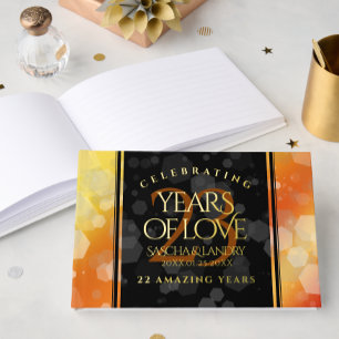 Livre D'or 23e anniversaire de Mariage de Topaz impérial