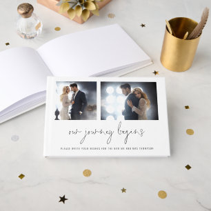 Livre D'or 2 photos Script Notre voyage commence Mariage