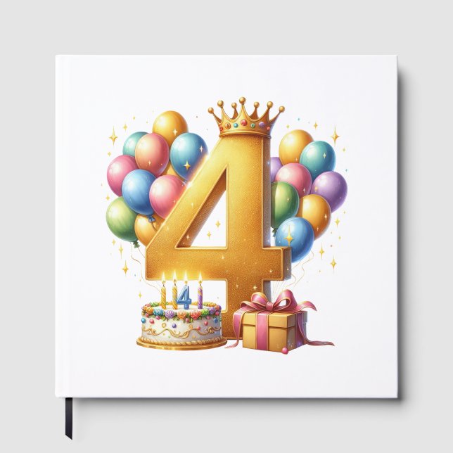 Livre D'or 4e anniversaire doré (Recto)