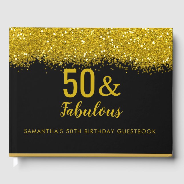 Livre D'or 50 & Fabulous Black And Gold Parties scintillant 5 (Recto)